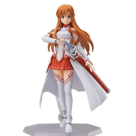 Sword Art Online Kirito & Asuna Action Figures 15cm Kirito Kazuto Figma Asuna Figma PVC Action Collectible Model Set