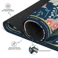 thumbnail image 3 of Floral Mahjong Mat with Rules, 31.5*31.5in Anti Slip American Mahjong Mat for Table, Noise Reduction, Neoprene Mah jongg Mats with Carrying Bag & 3 Dices, Mahjong Supplies Gift, Board Tile Games Mats, 3 of 7