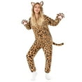 thumbnail image 7 of Alaiyaky Onesie Adult Costume Adult Cheetah Onesie Pajamas Leopard Cosplay Animal Pajamas Halloween Cosplay Sleepwear for Women/Men, 7 of 7