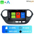 thumbnail image 3 of Radio para coche con Android 13, Carplay, reproductor multimedia con grabadora GPS, 2DIN, DVD, 9 pulgadas, para Hyundai Grand I10 2014, 2015, 2016, 2017, 3 of 5