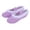 Purple, variant on TFEOQRY Kids Lace Trim Ballet Shoes Soft Split Sole Elastic Straps Canvas Dance Slippers