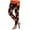 Orange, variant on mgoYE Halloween Leggings for Women High Waist Printed Yoga Pants Holiday Tights Womens Legging Size M