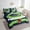 Navy Green, variant on Erosebridal Football Cincinnati Bedding Sets, Soccer Sport Comforter Sets with Sheets, Orange Black Reversible Bed Sheets Set, Breathable Room Decoration, 7pcs