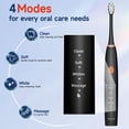 thumbnail image 4 of Cepillo de dientes eléctrico Mornwell Sonic recargable con 8 cabezales, 4 of 6