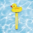 thumbnail image 5 of Northlight 9.5" Yellow Duck Floating Swimming Pool Thermometer with Cord, 5 of 6