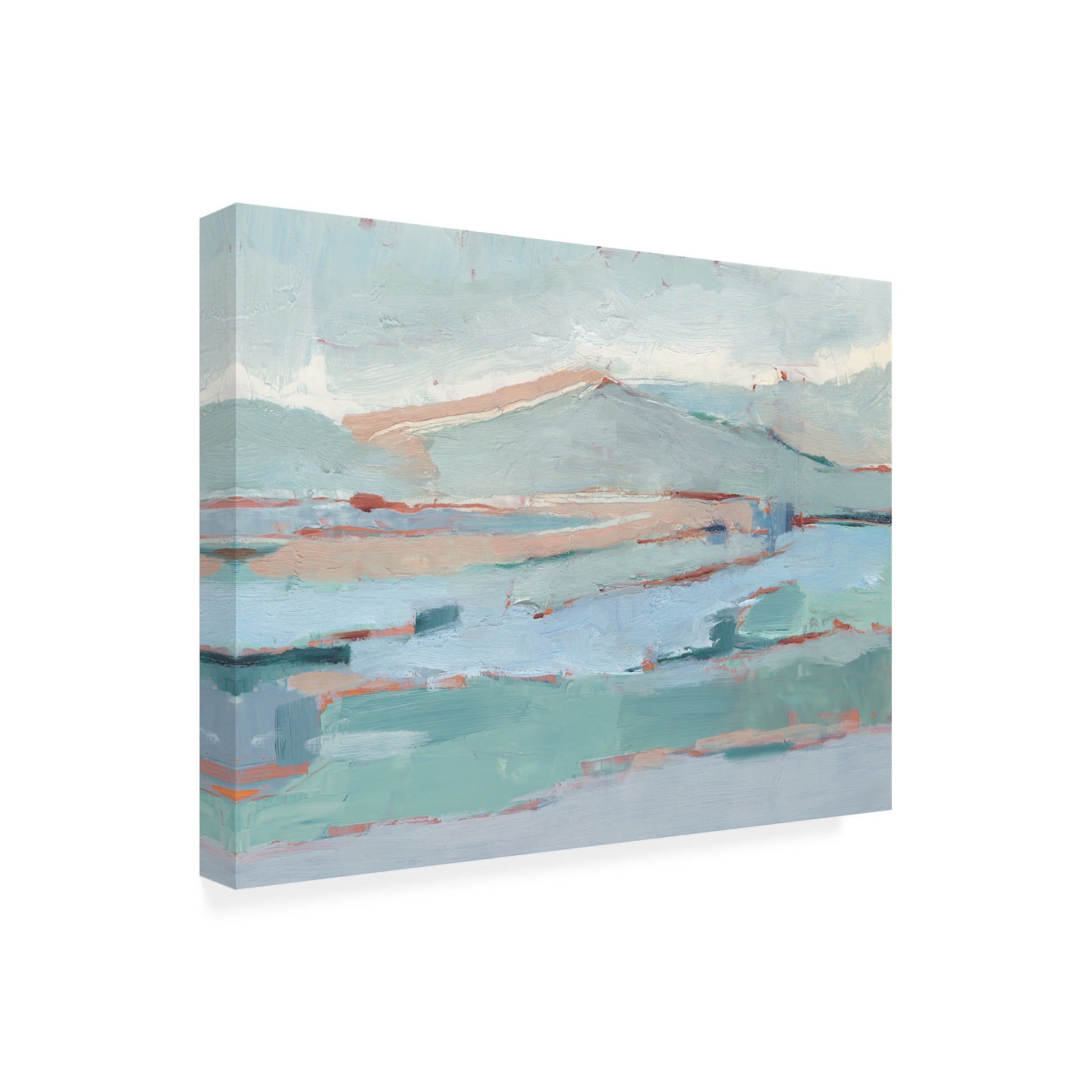 Canvas Wall Art - Ethan Harper 'Pastel River Valley II' Wall Art for Living Room, Bedroom, or Office Décor by Trademark Fine Art - 24 x 18 Inches