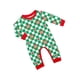 thumbnail image 5 of Vestido familiar con estampado de cervatillo en borde cruzado, traje verde para bebés, hombres y mujeres, vestido familiar para padres e hijos para Navidad, 5 of 5