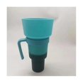 thumbnail image 1 of Vaso de estadio con cuenco para refrigerios, vaso para refrigerios, vaso para refrigerios a prueba de fugas, vaso reutilizable para refrigerios y bebidas f rosa, rosa, 1 of 5
