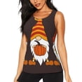 thumbnail image 3 of Goofa Fall Gnomes Printed Womens Workout Tops for Women Sleeveless Yoga Shirts Athletic Running Tank Tops Sleeveless Gym Clothes Workout Apparel-Medium, 3 of 9