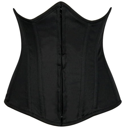 

Lavish Black Cotton Underbust Corset