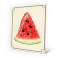 thumbnail image 1 of Watermelon Slice - Grunge | 20" x 24" Metal Wall Art, 1 of 1