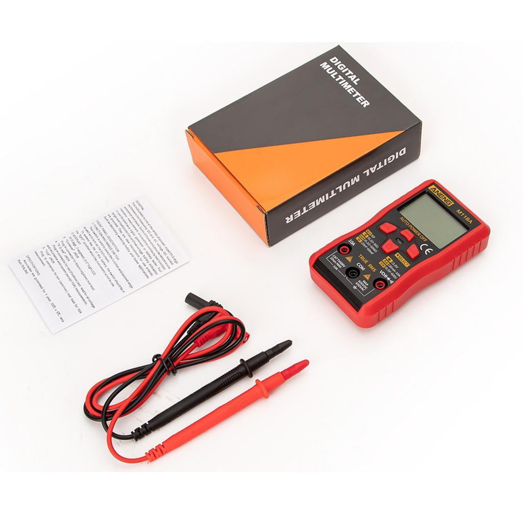 Miulika Digital Multimeter, 6000 Counts Volt Meter Manual And Auto Ranging; Measures Voltage , Current, Resistance, Continuity,