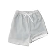 thumbnail image 4 of Boy's Pants Casual Drawstring Waist Shorts High Rise Stretchy Knit Trousers, 4 of 4