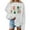 White, variant on EchfiProm Womens Merry Christmas Sweatshirts Sweatshirt Crewneck Pullover Snowman Long Sleeve Ugly Lightweight Shirts for Adult