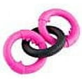 thumbnail image 2 of JW Pet Supply Big Mouth Ring Dog Toy for Interactive Play, Black & Pink, Small, 2 of 3