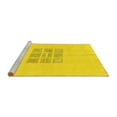 thumbnail image 2 of Ahgly Company Machine Washable Indoor Rectangle Abstract Yellow Modern Area Rugs, 5' x 8', 2 of 4