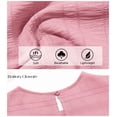 thumbnail image 4 of Summer Dresses for Women Ruffle Sleeve Mini Babydoll Dress Beach Casual Loose Flowy Dresses Sundress, 4 of 6