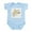 Sky Blue, variant on CafePress - Magnolia Infant Creeper - Baby Light Bodysuit, Size Newborn - 24 Months