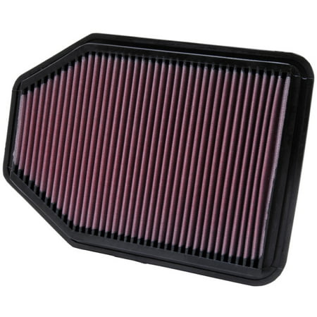 K&N 33-2364 High Performance Replacement Air Filter for 2007-2016 Jeep Wrangler JK 3.6L (Best High Performance Air Filter)