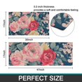 thumbnail image 7 of Pioneer Flower Floral Print Pattern Kitchen Rugs Sets Of 2,Anti Fatigue Kitchen Mat Rugs Non Slip Washable,Decorative Kitchen Floor Mats for Kitchen,Sink,Laundry,17"x30"+17"x47", 7 of 7