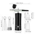 thumbnail image 2 of 1 Set Airbrush Cordless Airbrush Kit Airbrush Compressor Nail Airbrush Machine Airbrush Paint Kit, 2 of 4