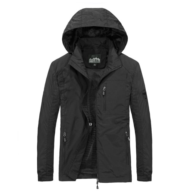 REDHOTYPE Manteau de Pluie Imperméable à Capuche pour Hommes