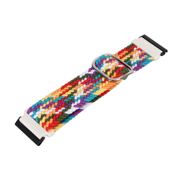 Xirurus Braided Nylon Sport Watch Strap Adjustable Replacement Band for Spartan Hr Baro, Suunto7, D5i, Iridescence, 7.1 inches / 18 cm