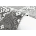 thumbnail image 3 of Newport Collection - Gray Abstract Bordered / Border Area Rug, 3 of 5