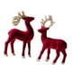 thumbnail image 4 of Colección de figuras de renos navideños Figuras de ciervos Decoración navideña Alce Un par rojo, 4 of 9