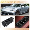 thumbnail image 2 of Interruptor de ventana eléctrica del lado izquierdo delantero 1Pc de Unique Bargains para Porsche Panamera 2017-2020 No.971959858E, 2 of 7