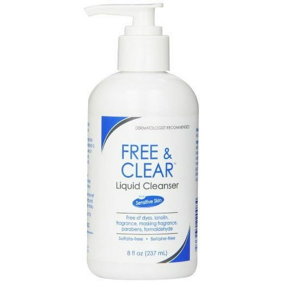 Free & Clear Liquid Cleanser, 8 Ounce