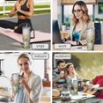 thumbnail image 7 of Modern 40oz Tumbler– Stainless Steel Insulated Tumbler with Handle and Straw, Large Capacity Travel Cup for Hot & Cold Drinks, 7 of 7