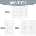 thumbnail image 3 of 20 Pcs Outlet Insulation Gasket Wall Plate Foam Gasket Pads-3 Size Replacement Wall Insulation Gasket Light Switch Socket Foam Insulation Outlet Seal Cover for Home Office Classroom, 3 of 7