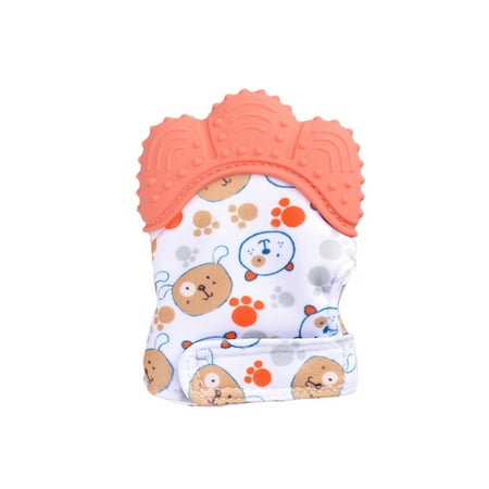 Teether Infant Toys - Cute Food Grade Silicone Molar Gloves Baby Infant Tooth Care Soothing Pain Relief Sounding Teething Gloves Teether Chew Toy Baby Products