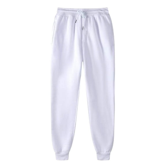 CALAFEBILA High Waist Womens Pants Casual Straight Leg Jogger Trousers Casual Solid Fleece Long Loose Fit Sweatpants
