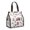 Fireman and Glove White Pattern, variant on Fireman and Cone Blue Pattern Insulated Lunch Bag for Women/Men,Minimalist Lunch Bag,Canvas with Velcro Closure,Built-in Pocket,11x10x6 Inches,8.66L