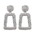 thumbnail image 2 of PVCS Boucles d'Oreilles Mode pour Femmes en Alliage Géométrique Ajouré, 2 of 4