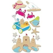 Jolee's Boutique Dimensional Stickers-Sand / Sold as a pack of 3