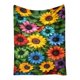 thumbnail image 2 of CaiYueKe Blooming Flowers Blanket, Soft Warm Cozy Vintage Style Floral Throw Blanket Gifts for Adults Women, Lightweight Fuzzy Comfy Flannel Blankets for Couch, Travel, Bed, House Decor, 2 of 7