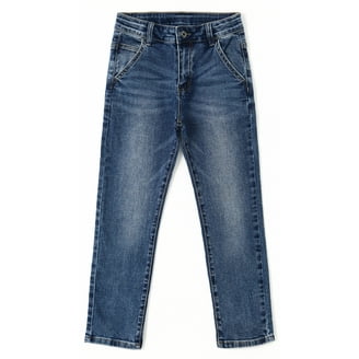 Wonder Nation Boys Distressed Straight Leg Denim Jeans Sizes 4-18