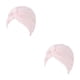 thumbnail image 1 of Qarigey Turbante musulmán Hijabs Gorras Turbantes sólidos Sombreros preatados Islámica Gorro transpirable Gorros para pacientes con cáncer Rosa claro 2Conjunto, 1 of 6