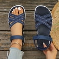 thumbnail image 6 of Dakaela Summer Sandals for Women Orthopedic Strappy Hiking Walking Shoes with Arch Support Comfortable Casual Slip on Sandal Size 6, 6 of 9