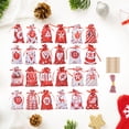 thumbnail image 4 of yuksok Advent Calendars Bags Xmas Tree Hanging Ornaments Calendar Candy Fill, 4 of 9
