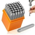 thumbnail image 2 of 37 Pcs Number Stamping Set Stamping Tool Letter Punched Jewelry Marking Tool Art Supplies For Craft Projects, 2 of 8