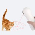 thumbnail image 5 of Juguete láser interactivo para gatos con rotación automática, blanco, 5 of 5