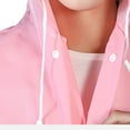 thumbnail image 5 of EVA Raincoat Waterproof Rain Poncho Reusable Unisex Men Women Long Clear Rain Wear, 5 of 5