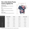 thumbnail image 5 of Logiee bass fish with the USA flag Print Men's Button Down Shirts Short Sleeve, Summer Beach Shirts,Vacation Wedding Shirts,Men's Casual Button-Down Shirts with Pocket-Small, 5 of 5