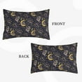 thumbnail image 2 of Picia Snake Sleep Pattern Plush Pillow Case – Soft and Cozy Cushion Cover, Hypoallergenic Throw Pillow Case for Home Decor-20"x30", 2 of 6