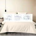 thumbnail image 3 of Kotton Culture 3Pc California King Size Duvet Cover Set 100% Egyptian Cotton 1000 TC Butter, 3 of 4