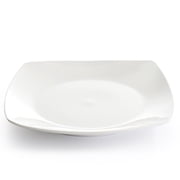GBS Soho Lounge 16 Piece Square Fine Ceramic Dinnerware Set in White